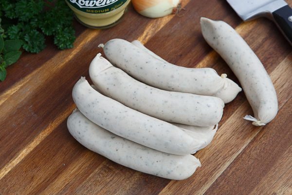 German bratwurst Nurnberger pre-cooked