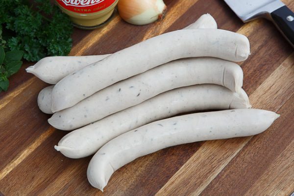 German bratwurst Thuringer pre-cooked