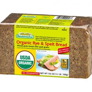 Mestemacher Organic Rye & Spelt Bread 500g