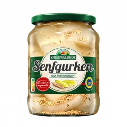 Spreewald Mustard Gherkins 720ml