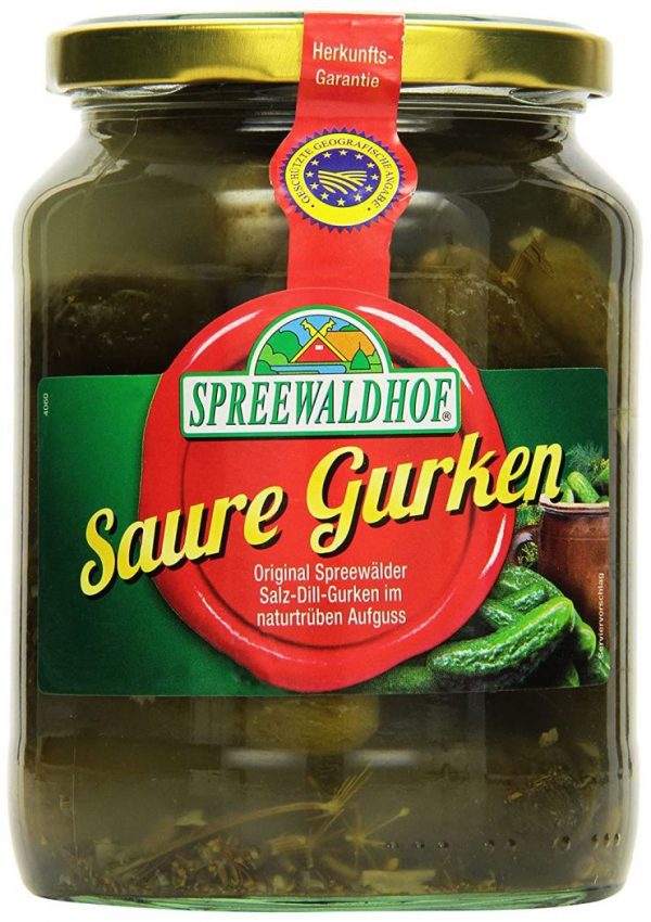 Spreewald Sour Gherkins 720ml